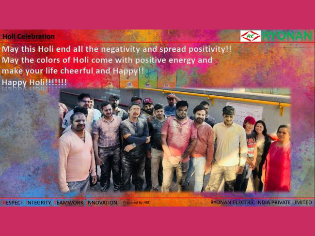 Vibrant Holi Celebration Unites Company and Group Company Support Members