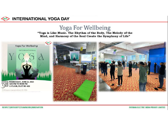 Embracing Wellness: International Yoga Day Celebration at Our Company: